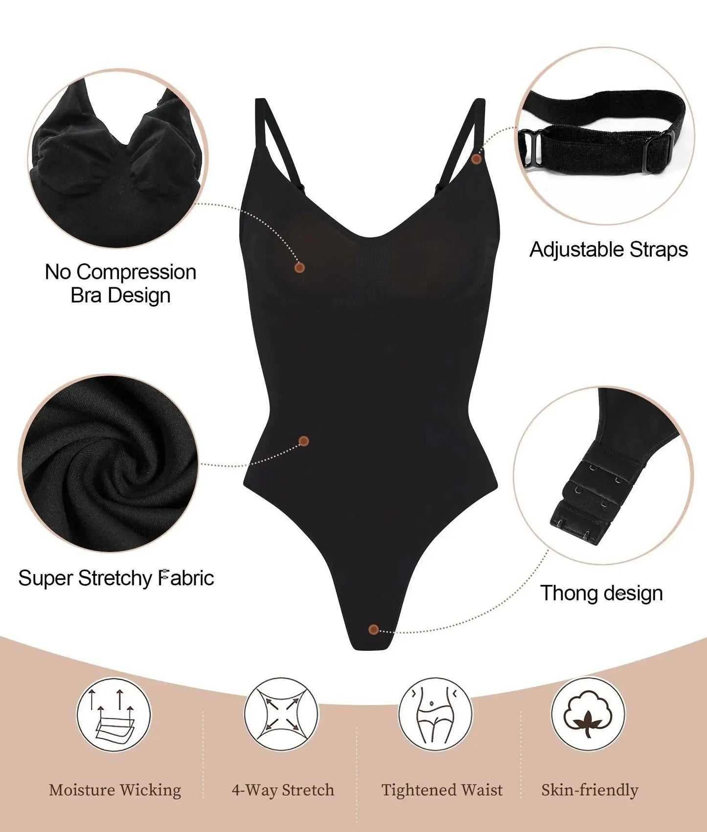 Tank Top Slimming Tummy Control Thong, Body Shaper