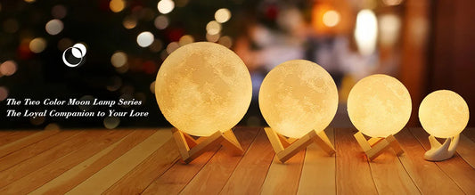 3D Night Light Touch Moon