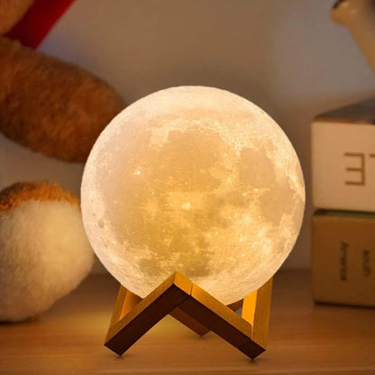 3D Night Light Touch Moon