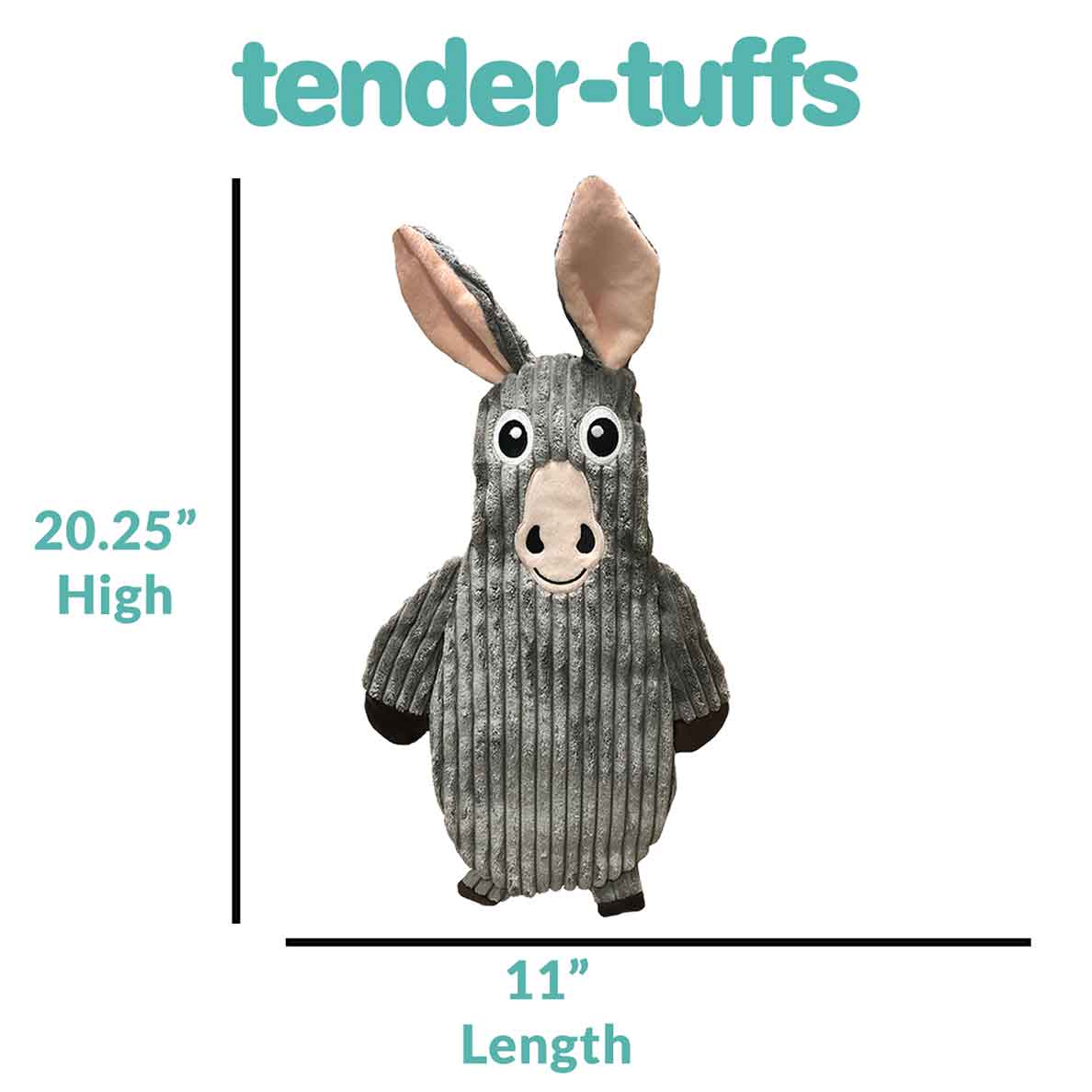 Tender-Tuffs Donkey You Fill Dog Toy