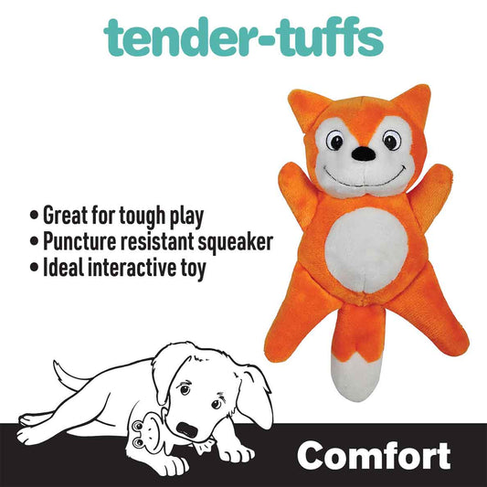 Tender-Tuffs Fox - Soft Plush Toy For Dogs