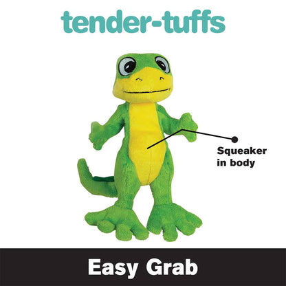 Tender-Tuffs Gecko-Cute Squeaky Plush Toys For All Dogs